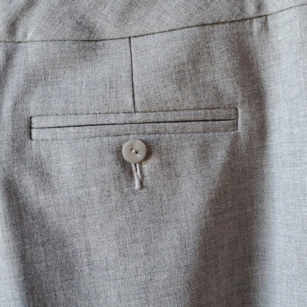 Pendleton Gray Wool Classic Straight Leg Pants Sa… - image 3